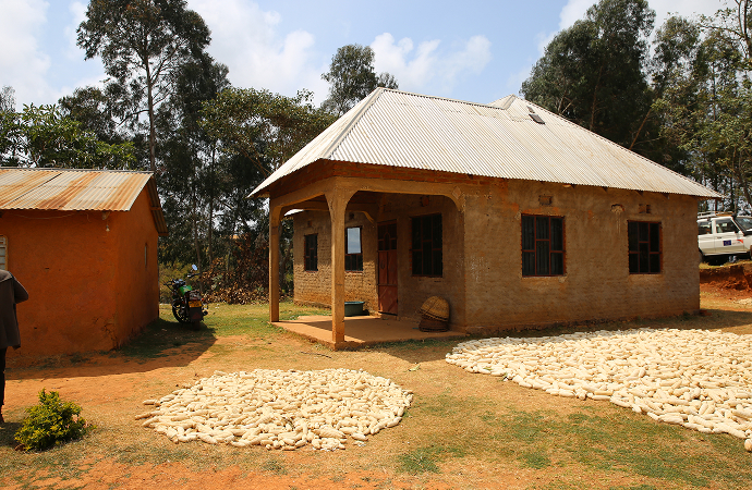 후원한 선물금으로 지은 집 모습