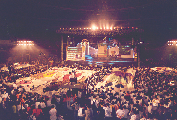 ‘사랑의빵’ 캠페인과 ‘기아체험’ 행사 공연