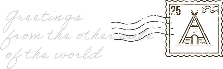 Greetingsv from the other side of the world