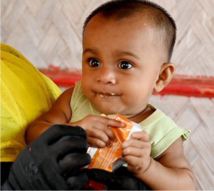 식량, 긴급의료 지원