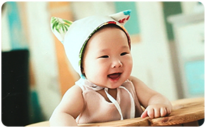 하윤이 아기였을 때 모습