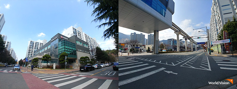 코로나19로 외출이 어려워지며, 텅 빈 대구경북 시내의 거리 모습