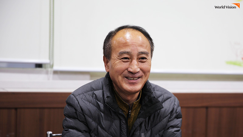 월드비전 사랑의 도시락을 만나 자원봉사자가 되기까지의 이야기를 잔잔히 들려주시는 오상택 봉사자님