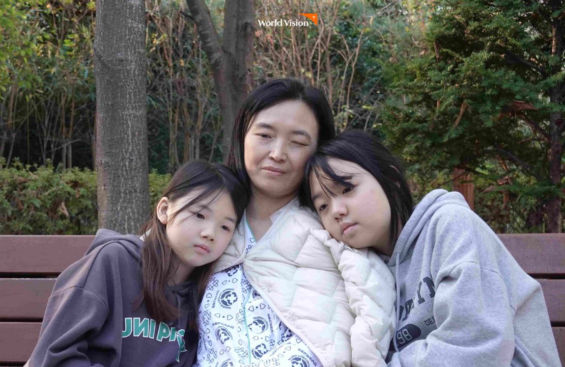 입원 중이던 엄마와 희수 희은이