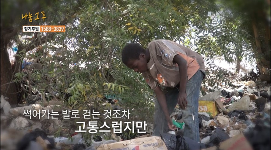 모래 벼룩으로 고통받는 가족