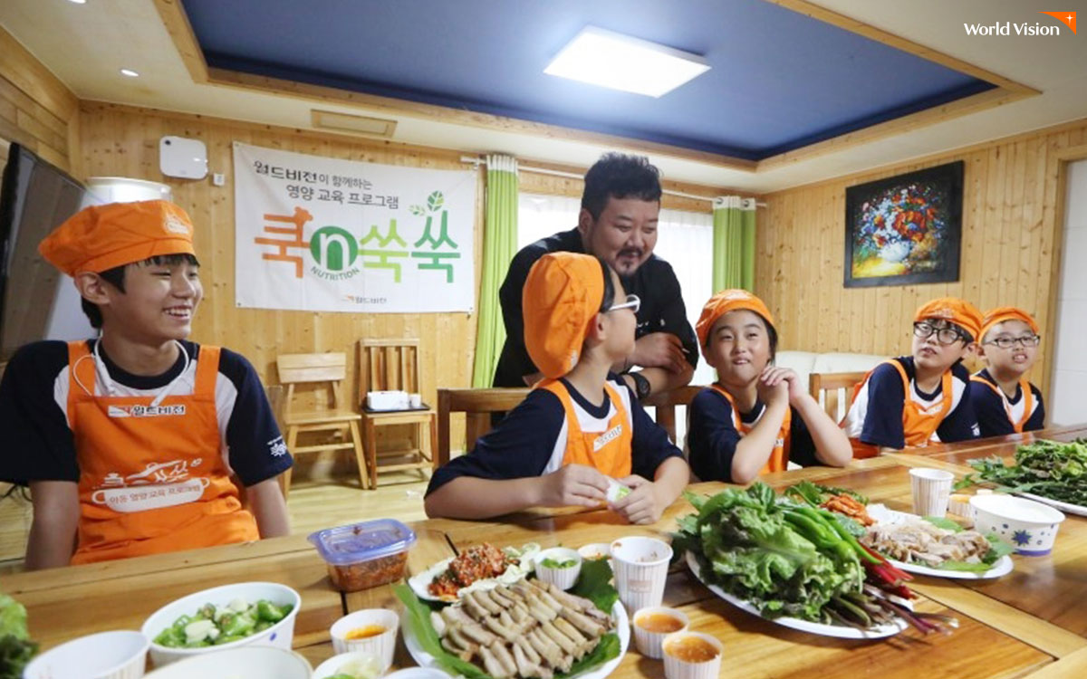 월드비전 영양교육프로그램 쿡앤쑥쑥