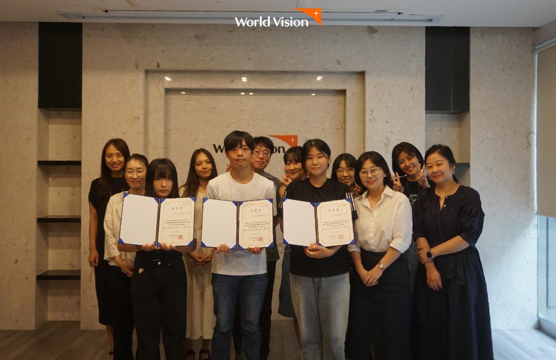 임명장 단체사진