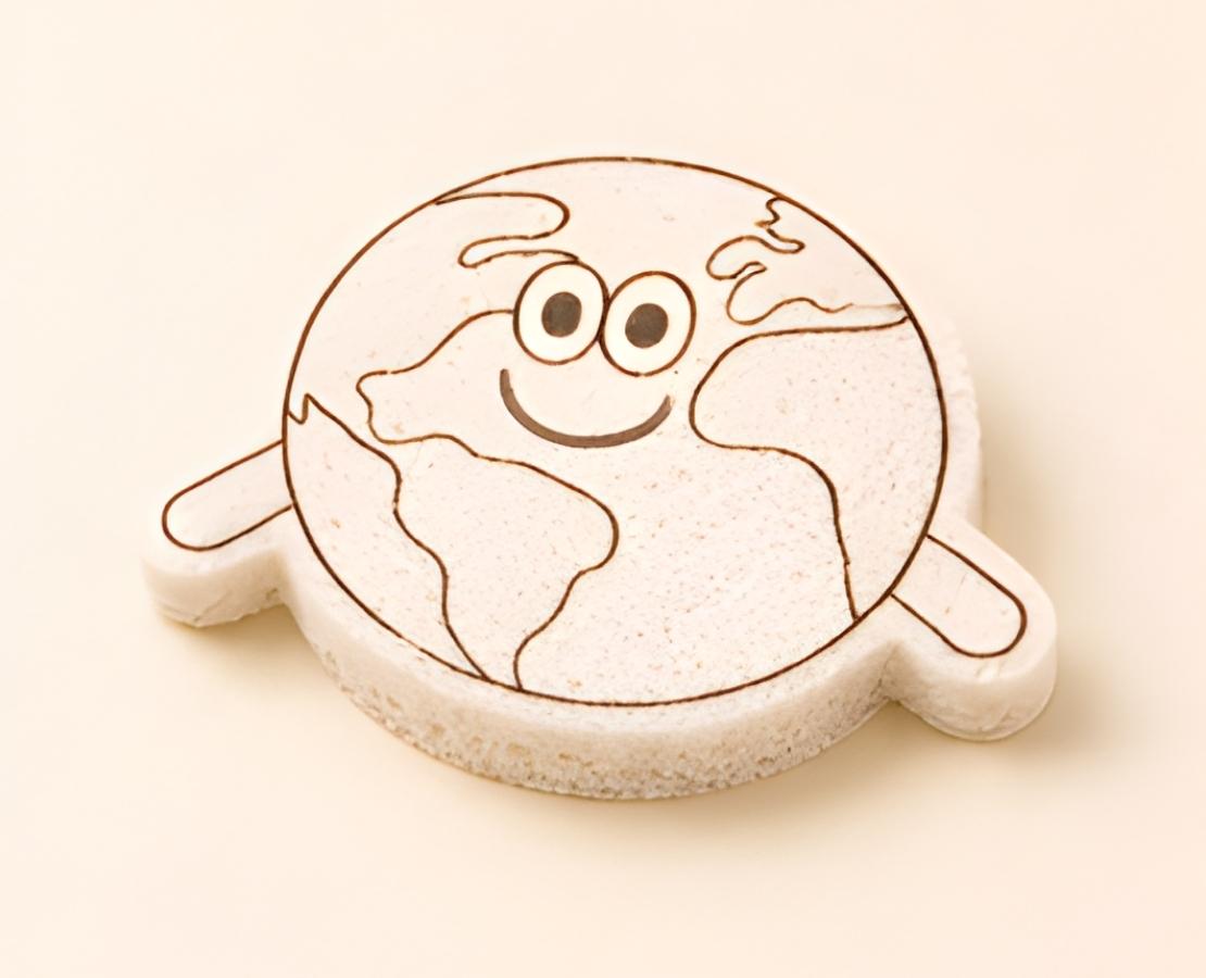 지구 캐릭터 친환경 수세미