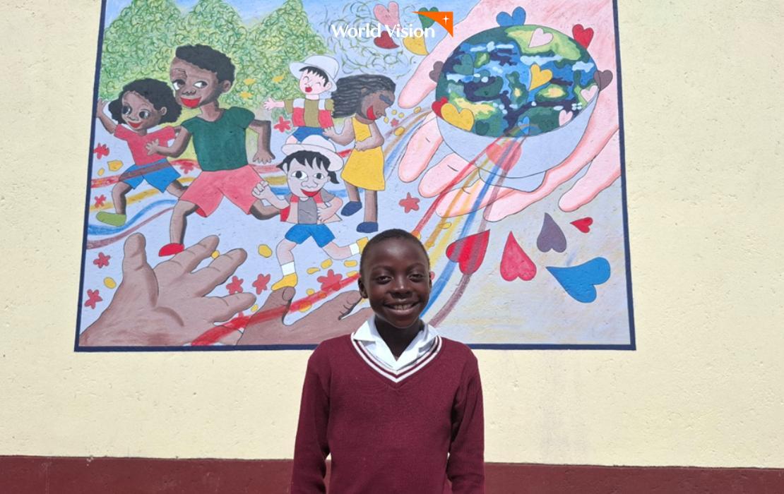 25년 꿈엽서그리기대회 수상작이 잠비아 현지 학교에 벽화로 그려졌습니다. 