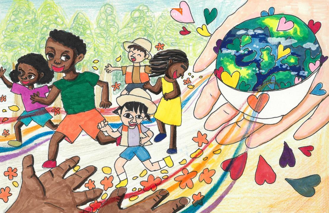 25년 꿈엽서그리기대회에 참가한 작품입니다. 